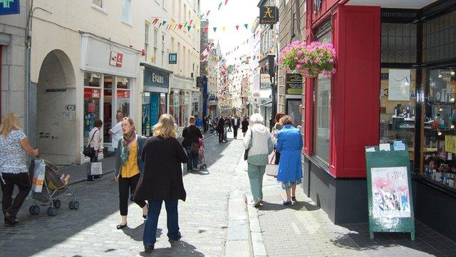 Shops in St Peter Port