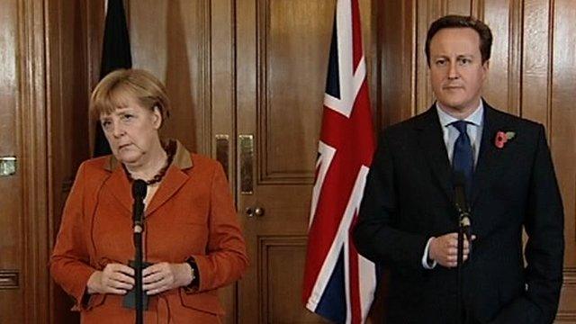 Angela Merkel and David Cameron