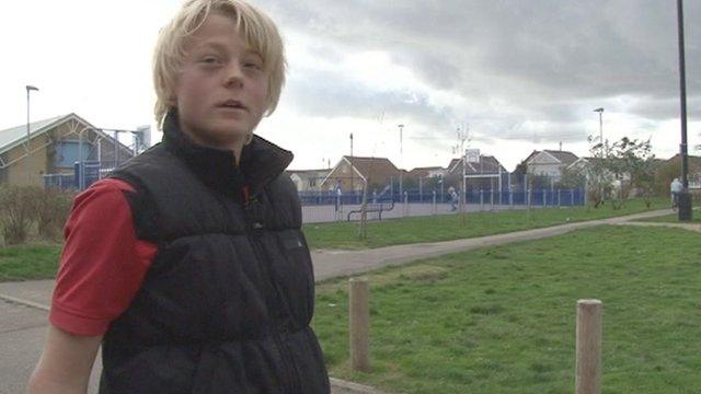 15-year-old Zac from Jaywick