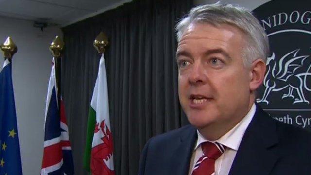 Prif Weinidog Cymru Carwyn Jones