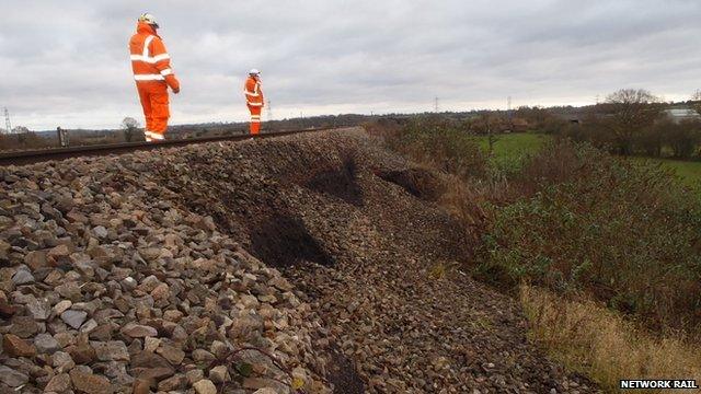 Landslip at Westerleigh