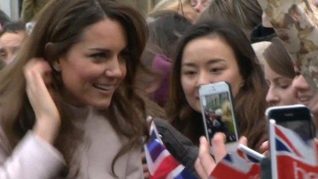 Kate, Duchess of Cambridge in Cambridge