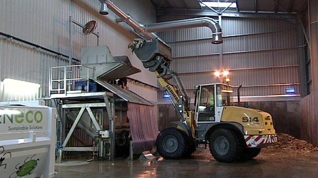 Food waste plant at Avonmouth, Bristol