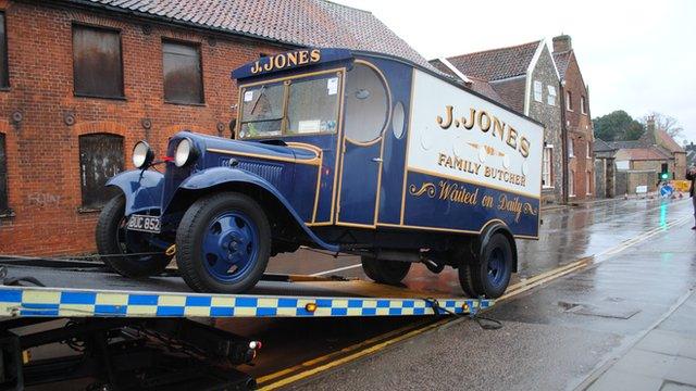 Jones butcher's van