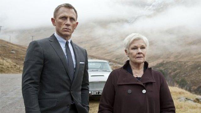 Daniel Craig and Dame Judi Dench in Skyfall