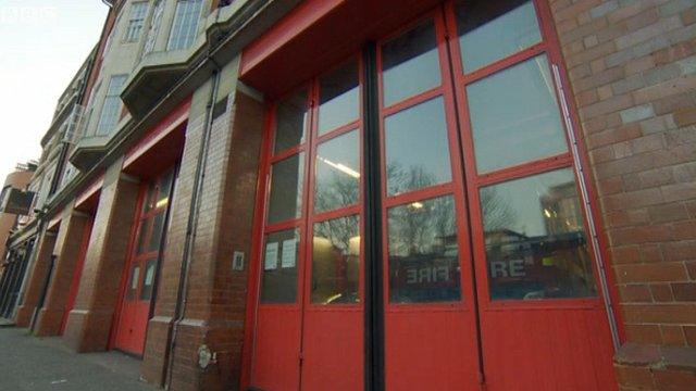 Fire station in Southwark