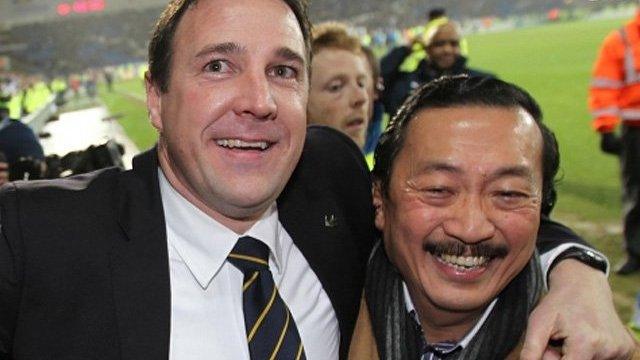 Malky Mackay a Vincent Tan