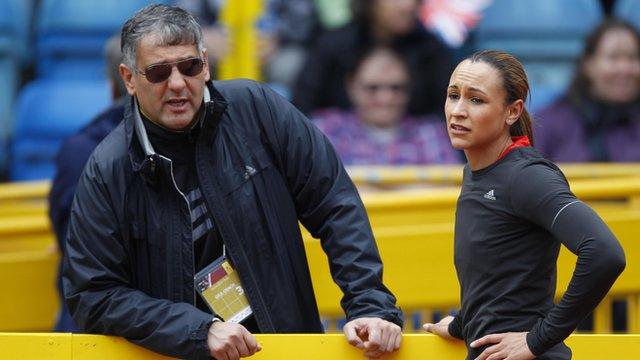 Toni Minichiello and Jessica Ennis