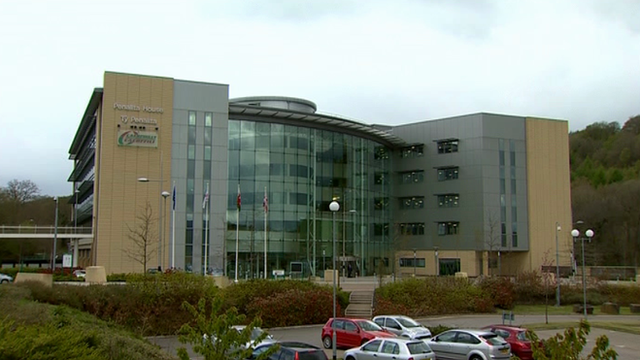 Caerphilly council offices