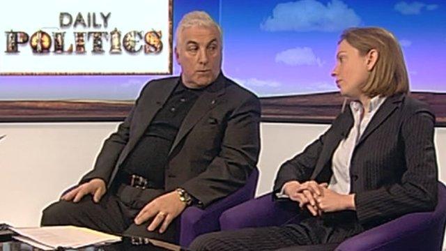 Mitch Winehouse and Tracey Crouch