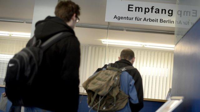 Jobseekers in Berlin - file pic