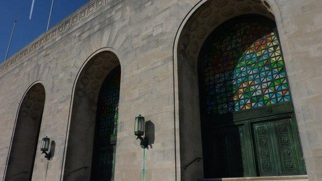 Brangwyn Hall windows