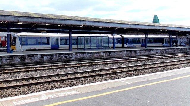 Chiltern Railways train at Oxford station