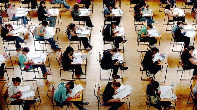 Exam in progress (file pic)