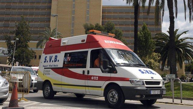 Spanish ambulance - file pic