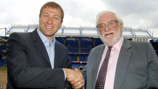 Roman Abramovich and Ken Bates