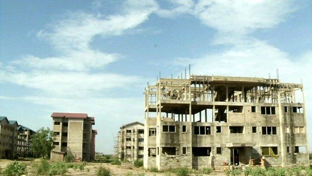 Buildings in Accra, Ghana