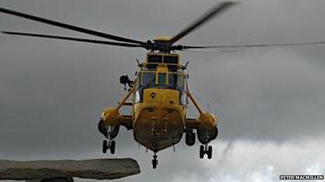 RAF rescue helicopter