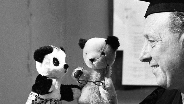 Soo, Sooty and Harry Corbett in 1965