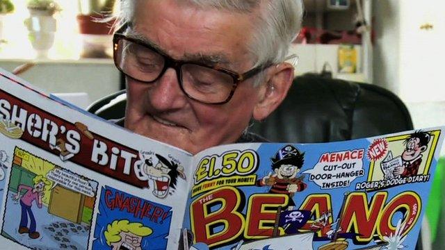 Beano fan Jim Andison