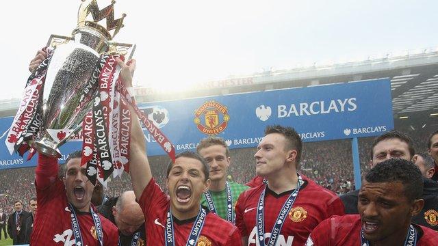 Premier league champions Manchester United