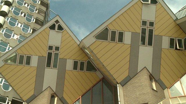 Houses in Rotterdam, the Netherlands