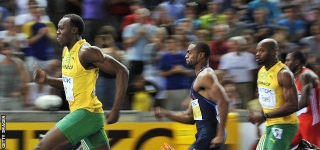 Usain Bolt, Tyson Gay and Asafa Powell