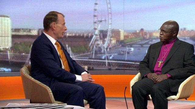 Andrew Marr and john Sentamu