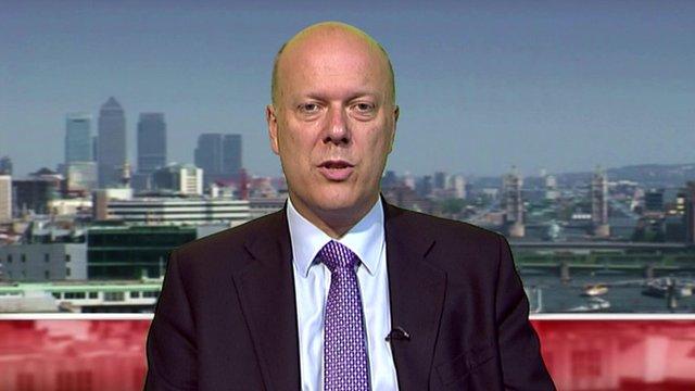 Justice Secretary, Chris Grayling