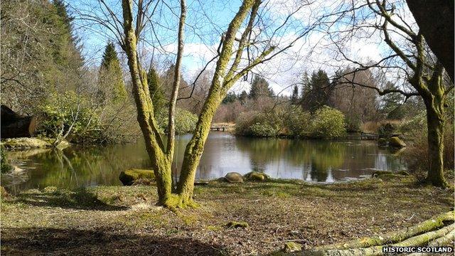 Japanese-style Garden at Cowden in Clackmannanshire