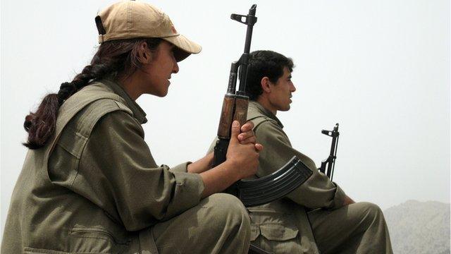 PKK fighters - file pic