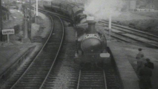 Locomotive on the old Heads of the Valleys line