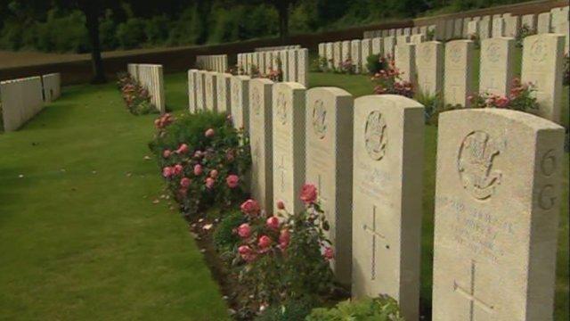 Welsh graves at the Somme