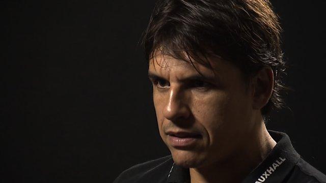 Chris Coleman being interviewed