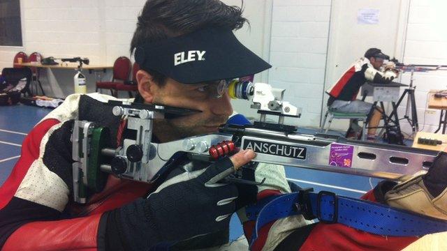 Paralympic shooter Matt Skelhon