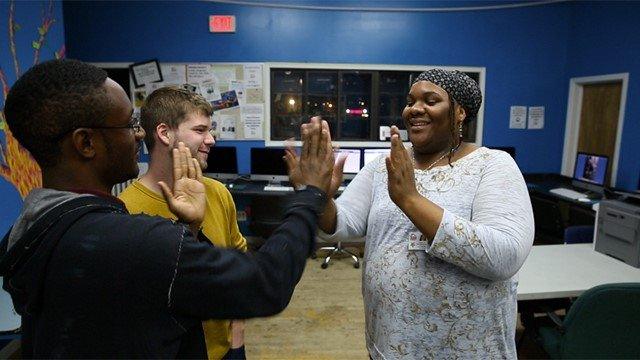 Homeless young adults in Detroit