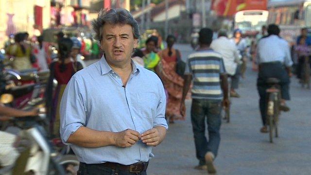 Fergal Keane in Sri Lanka