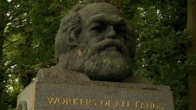 Karl Marx statue