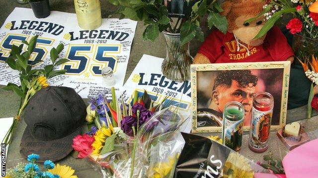 Tributes for NFL star Junior Seau