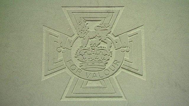 Victoria Cross paving stone