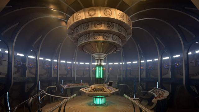 Interior of the Tardis