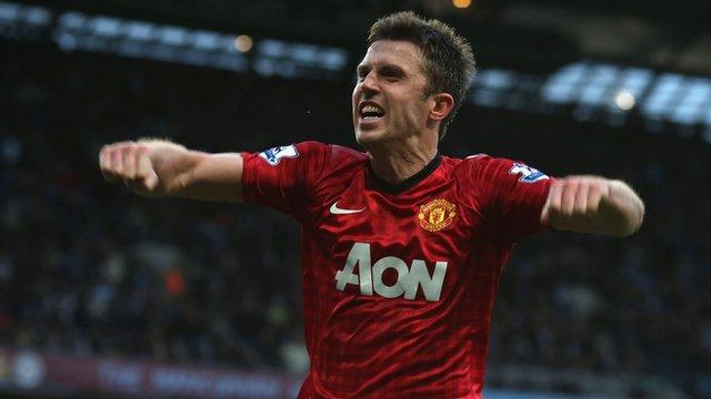 Manchester United midfielder Michael Carrick