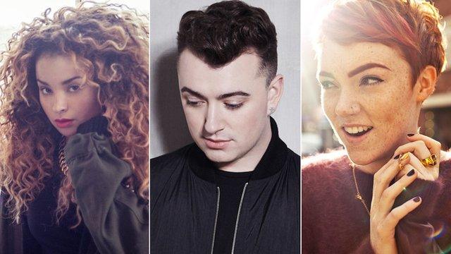 (Left-right) Ella Eyre, Sam Smith, Chloe Howl