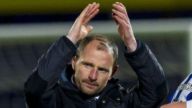 Kilmarnock manager Allan Johnston