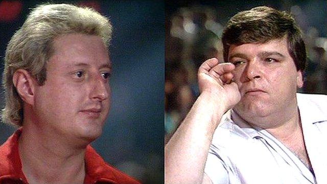 Eric Bristow and Jocky Wilson, BDO World Darts Championship 1989