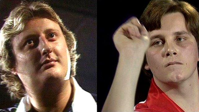 Eric Bristow and Keith Deller, BDO World Darts Championship 1983