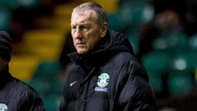 Hibs boss Terry Butcher