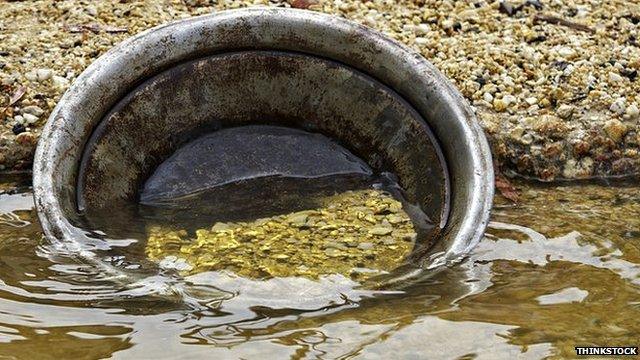 gold panning