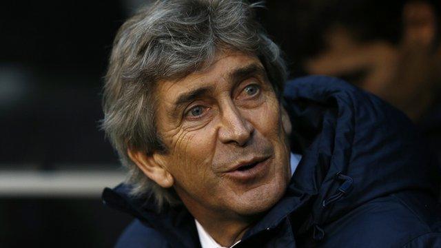 Manchester City manager Manuel Pellegrini