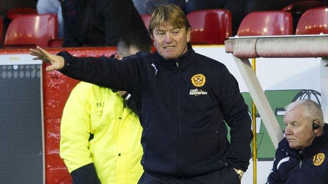 Motherwell manager Stuart McCall